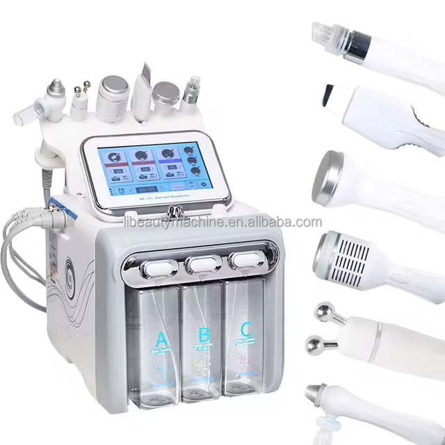 6 in 1 Oxygen Jet Portable Hydra Hydrofacial Facial Treatment Deep Cleaning Machine Beauty Salon Equipment Hydra Machine
