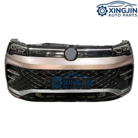 Kit de Carrocería Completo para Volkswagen Tiguan R-Line con Parrilla, Ventilador del Radiador, Faros Delanteros, Sensor de Aparcamiento y Componentes Delanteros
