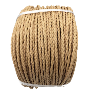 4mm Strong Twist Brown 3-Ply Danish Paper Cord 1kg Roll of <strong>Weaving</strong> Kraft Paper <strong>Rope</strong> for Knitting Premium Packaging Material - Product Image 3