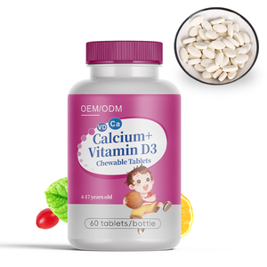 Oem nhãn hiệu riêng Canxi Vitamin D3 Máy tính bảng xương mạnh mẽ cho 4-17 tuổi - Product Image 2
