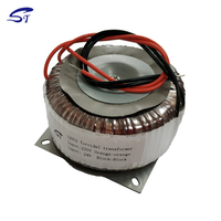Transformateur toroïdal à bobinage en cuivre monophasé à haute efficacité de type sec fabriqué en Chine pour amplificateur de puissance 30W-1000W