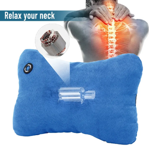 Venta al por mayor vibrador reposacabezas de lujo masaje coche cuello y espalda almohada con masaje - Product Image 6