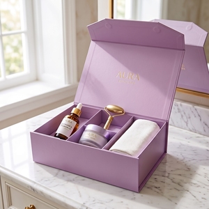 Caja Cosmética Plegable Magnética Directo de Fábrica, Caja de Regalo de Papel para Empaque de Productos de Cuidado de la Piel de Lujo, Fabricante Ecológico - Product Image 2