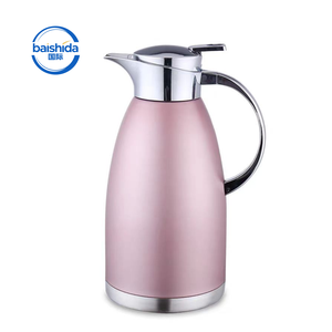 Bouteille isotherme en acier inoxydable 304, grande capacité 1,8 L 2,3 L, pot à eau thermique isolé, maintien au chaud de 24 à 36 heures, pot à boissons portable pour fêtes - Product Image 1