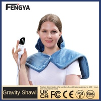 Nouveau best-seller transfrontalier : Enveloppe chauffante électrique pour épaule à activation par gravité, 4 niveaux de chaleur, avec fonction chauffe-épaule et pack chauffant