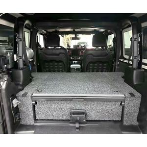 ลิ้นชักเก็บของแบบเลื่อนสำหรับรถ SUV VRD4X4 พร้อมฝาปิดแบบม้วนขึ้นลง สำหรับรถจี๊ปแรงเลอร์ 4WD ระบบลิ้นชักเก็บของท้ายรถ 4x4 - Product Image 5