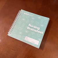 Carnet de notes personnalisé pour infirmières et étudiants, avec modèle pré-imprimé en spirale