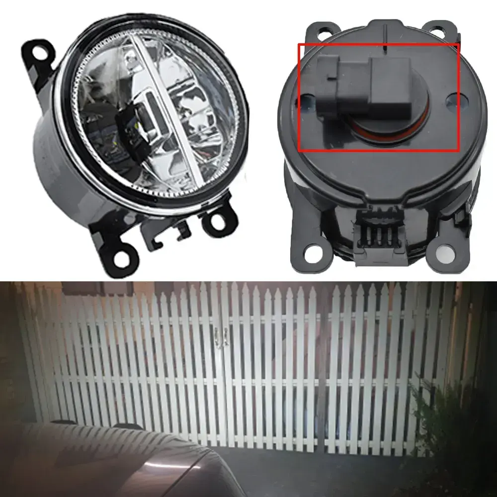 Bevinsee pasang lampu kabut depan Kit & H11 lampu LED untuk Suzuki Grand Vitara 2005-2016 SX4 2006 2007 2008 2009 2010 2011 2012