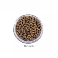 Großhandel 4mm Silikon ausgekleidet Nano Micro Ringe Aluminium Silikon Micro Ring Haar verlängerung Perle Echthaar Extensions