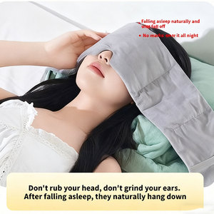 מחיר המפעל הסיטונאי סרוג משוקלל שינה עיניים את מסכת עיניים יבשות הכבידה מסכת עיניים עבור חרדה ונשימה לנשימה - Product Image 4