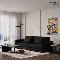 Ensemble de canapés modernes NORYA pour salon, canapé sectionnel durable et rembourré pour la maison, appartement, meubles en bois pour la maison
