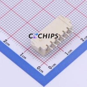 WAFER-XH2.54-6PWB Wire-to-Board Pin Header SMD,P=2.5mm,Horizontal Mount Connector 1x6P 2.5mm Horizontal Mount XH - Product Image 2