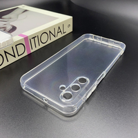 Pour Samsung A15 A16 coque souple en TPU De Téléphone Mobile étui transparent antichoc épaissi 2mm Transparent