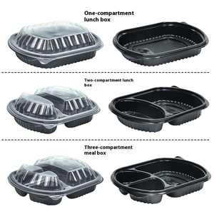Hộp đóng gói dùng một lần cấp thực phẩm mang đi hộp ăn nhẹ 1 ngăn 2 ngăn 3 ngăn dày bữa ăn-chia sẻ Hộp Ăn Trưa - Product Image 1