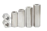 Double passage hexagonal en acier inoxydable 304, M3 M4 M5 M6