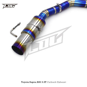 OEM Performance 3 pollici titanio Catback sistemi di scarico per Toyota Supra A90 A91 MK5 B58 3.0T 2020-2023 marmitta tubo di scarico auto - Product Image 6