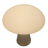 Lampe de table de style moderne veilleuse tactile en plastique blanc style champignon blanc décoration intérieure veilleuse LED rechargeable