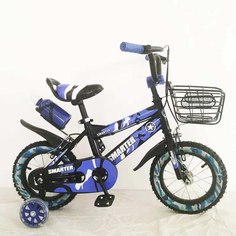 التكلفة العالية الأداء 16 بوصة 9-15 year القديمة نمط التمويه مع عجلات مساعدة تصميم بارد الفتى الأطفال دراجة هوائية جبلية