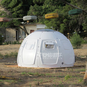 Carpa de boda blanca personalizada, carpa de cúpula geodésica de burbujas - Product Image 1