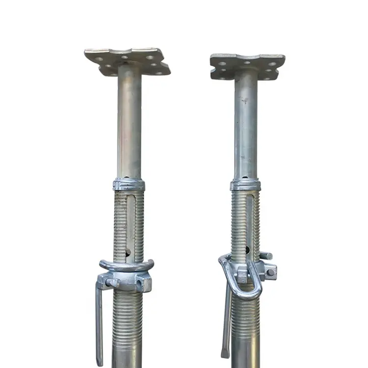 Ponteggi in metallo puntelli impalcatura zincata in acciaio regolabile martinetto per sistema di cassaforma