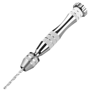 Mini Hand Drill Alloy Steel 9cm Length For Woodworking Model Crafts DIY Drilling Tool - Product Image 1