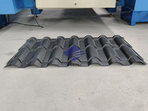 Rollo de azulejo esmaltado de construcción de acero que forma la máquina para techo para material de construcción - Product Image 3