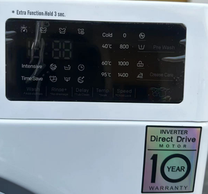 Lave-linge commercial à chargement frontal F <span class=keywords><strong>LG</strong></span> 13 kg avec tambour, technologie à entraînement direct à fréquence variable, pulvérisation à vapeur à séchage rapide - Product Image 4