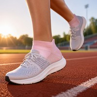 Chaussettes de course à compression personnalisées pour la cheville, respirantes, coupe basse, pour le sport, vente en gros, OEM, faible MOQ, professionnelles