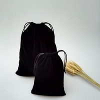 Pochette en toile de jute durable et réutilisable avec cordon de serrage en velours, sac cadeau pour bijoux en velours biodégradable et recyclable, 9x12cm