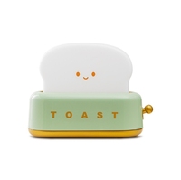 Ins Wind Toaster Veilleuse Creative Bedroom Headboard avec Timed Lights Off Charging LED Lamp Birthday Gift
