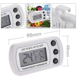 Nieuwe Aankomst Koude Opslag Fordable Haak Temperatuur Thermometers Digitale Huishoudelijke Koelkast Koelkast Vriezer Thermometer - Product Image 3