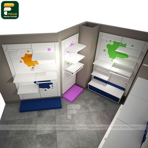 Exhibidores de Ropa Modernos para Minoristas, Mostrador de Ropa, Mueble de Exhibición de Vidrio para Tiendas Comerciales - Product Image 5