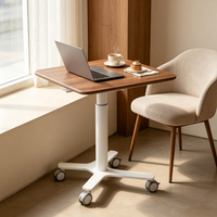 Table basse relevable portable moderne, petit bureau réglable pour salon et espace de travail