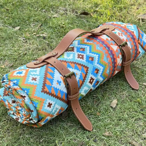 Biểu Tượng Tùy Chỉnh Chất Lượng Cao Boho Dã Ngoại Mat Chống Ẩm Dày In Ngoài Trời Mat Cắm Trại Dã Ngoại Vải Bohemian Thảm Chăn - Product Image 4