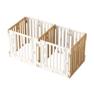 Cane Pet Playpen, Cucciolo Gabbia al coperto recinzione portatile cortile con porta fai da te piccolo animale penna per esercizi di piccole dimensioni cane, gatto, piccolo