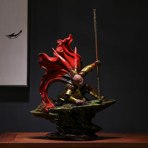 Nuevo adorno de cerámica chino ecológico Sunwukong the Monkey King Quest Sutra Triumph Over Buddha Soft Living Room Accesorios - Product Image 3