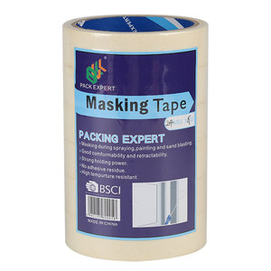 Cinta de Crepé Autoadhesiva de Alta Resistencia al Calor BULL BMT-011 para Enmascarar en la Industria Automotriz, de una Sola Cara, Sin Residuos de Adhesivo - Product Image 3