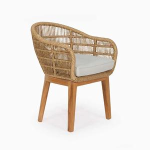 Tik bahçe mobilyaları restoran seti yemek masası Rattan sandalye - Product Image 3