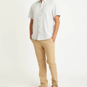 Camisas de Manga Corta para Hombre con Estampado de Rayas y Botones, Diseño Personalizado con Bolsillo en el Pecho, Camisas Casuales con Botones - Product Image 4