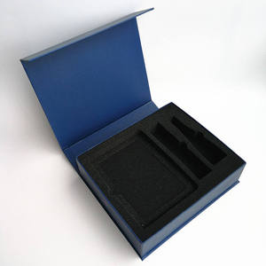 Custom High Quality Magnetic Rigid <b>Boxes</b> with Embossing <b>Black</b> Luxury Paper <b>Gift</b> Packaging Recyclable for Premium Brand Products - Product Image 1