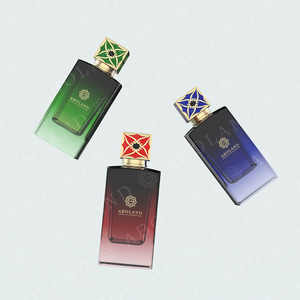 Botella de Perfume de Vidrio de 100 ml, Estilo Egipcio, con Cierre Magnético - Product Image 1