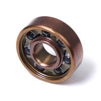 Roulements de skateboard haute performance 608 RS Rose Gold avec balles en céramique Si3N4