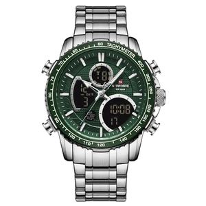Offre Spéciale NAVIFORCE 9182 montres hommes poignet Double affichage chronographe montre décontracté affaires montres à Quartz Reloj Hombre - Product Image 1