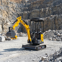 Mini-excavatrice de 3,5 tonnes, livraison gratuite, garantie d'un an, moteur personnalisable, excavatrice sur chenilles pour jardins et fermes