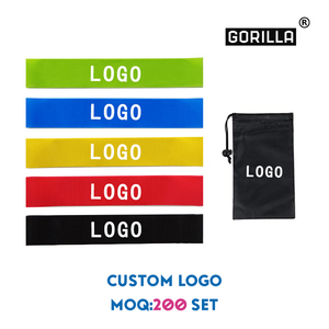 TPE pita elastis untuk Fitness, tali elastis Yoga, pita resistensi untuk bokong dan kaki - Product Image 3