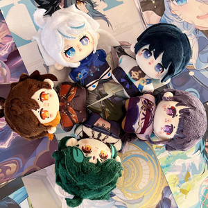 Venta caliente <span class=keywords><strong>Genshin</strong></span> Impact figura de juego de dibujos animados muñeco de peluche OEM ODM 10cm Mini personaje de Anime algodón suave <span class=keywords><strong>PP</strong></span> algodón ecológico - Product Image 2