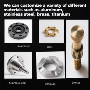 Piezas de Mecanizado CNC de Aluminio con Anodizado Duro Personalizado, Electroerosión por Hilo de Acero Inoxidable, Alta Precisión, 4 Ejes, OEM/ODM - Product Image 3