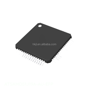 ชิ้นส่วนอิเล็กทรอนิกส์แบบฝังช่องผู้ผลิต ATSAMD51J19A-AU-EFP 64 TQFP - Product Image 1