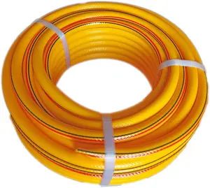 6 mm 8 mm roter flexibler verstärkter Hochdruck-Konstruktionskompressor Gummi-Luft-/Wasserschlauch mit Beschläge