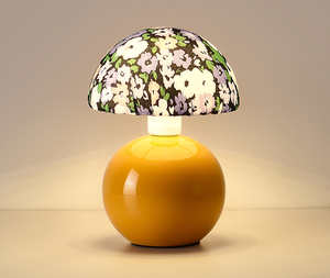 Lampe de table en céramique de style Song, lampe de chevet vintage orientale, lumière d'appoint minimaliste de luxe pour table de nuit - Product Image 1